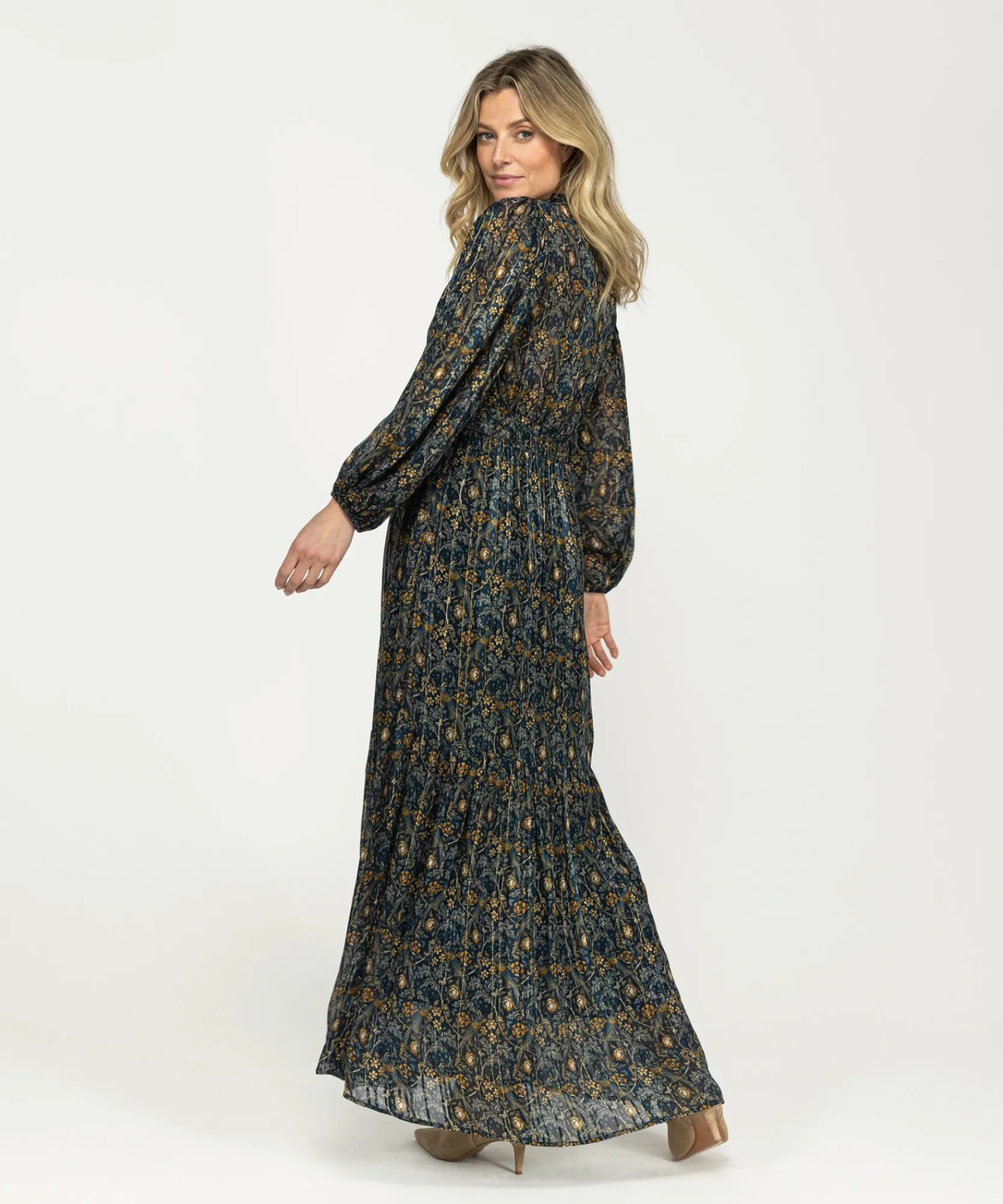 Dalore Lurex Floral Birds-IBANA Outlet