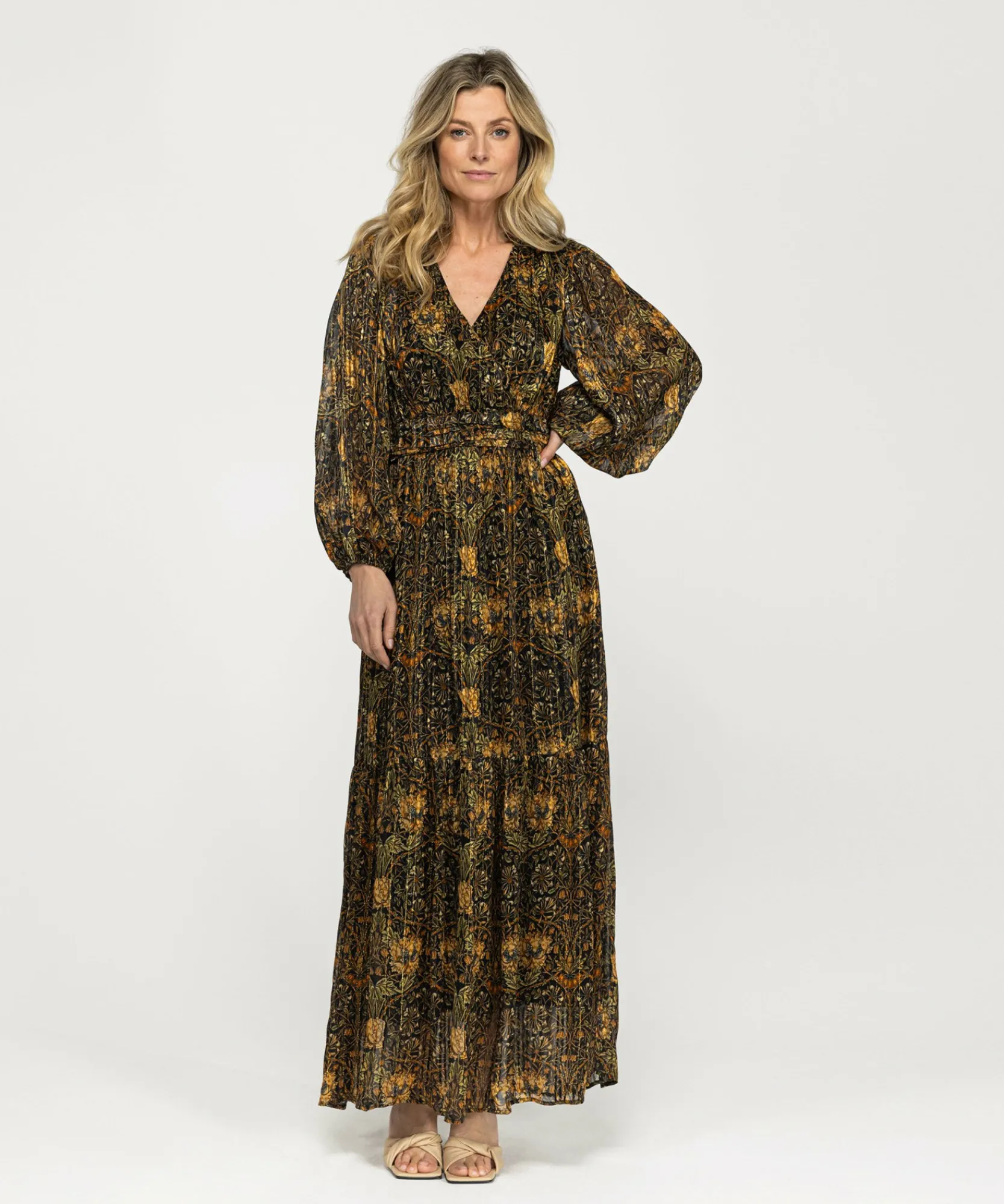 Dalore Lurex Floral Rose-IBANA Online