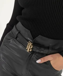 Icon Belt Black-IBANA Discount