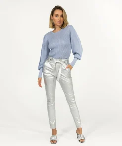 Paulina Metallic Silver-IBANA