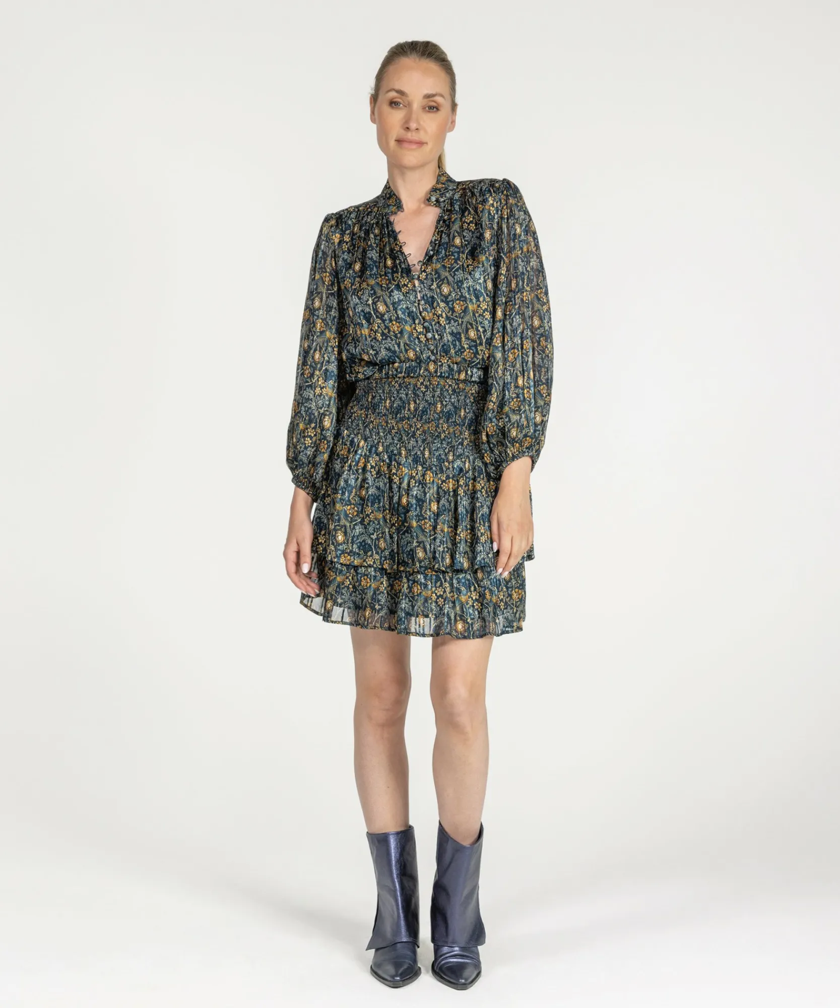 Siana Lurex Floral Birds-IBANA New