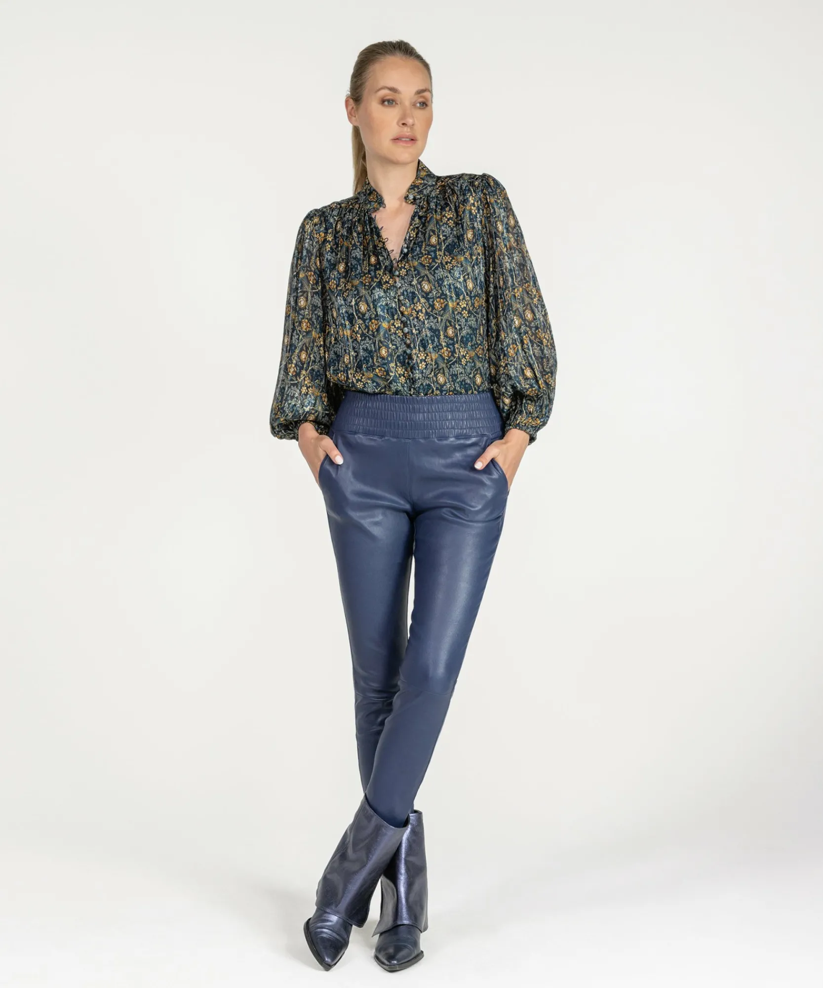 Talici Lurex Floral Birds-IBANA Discount
