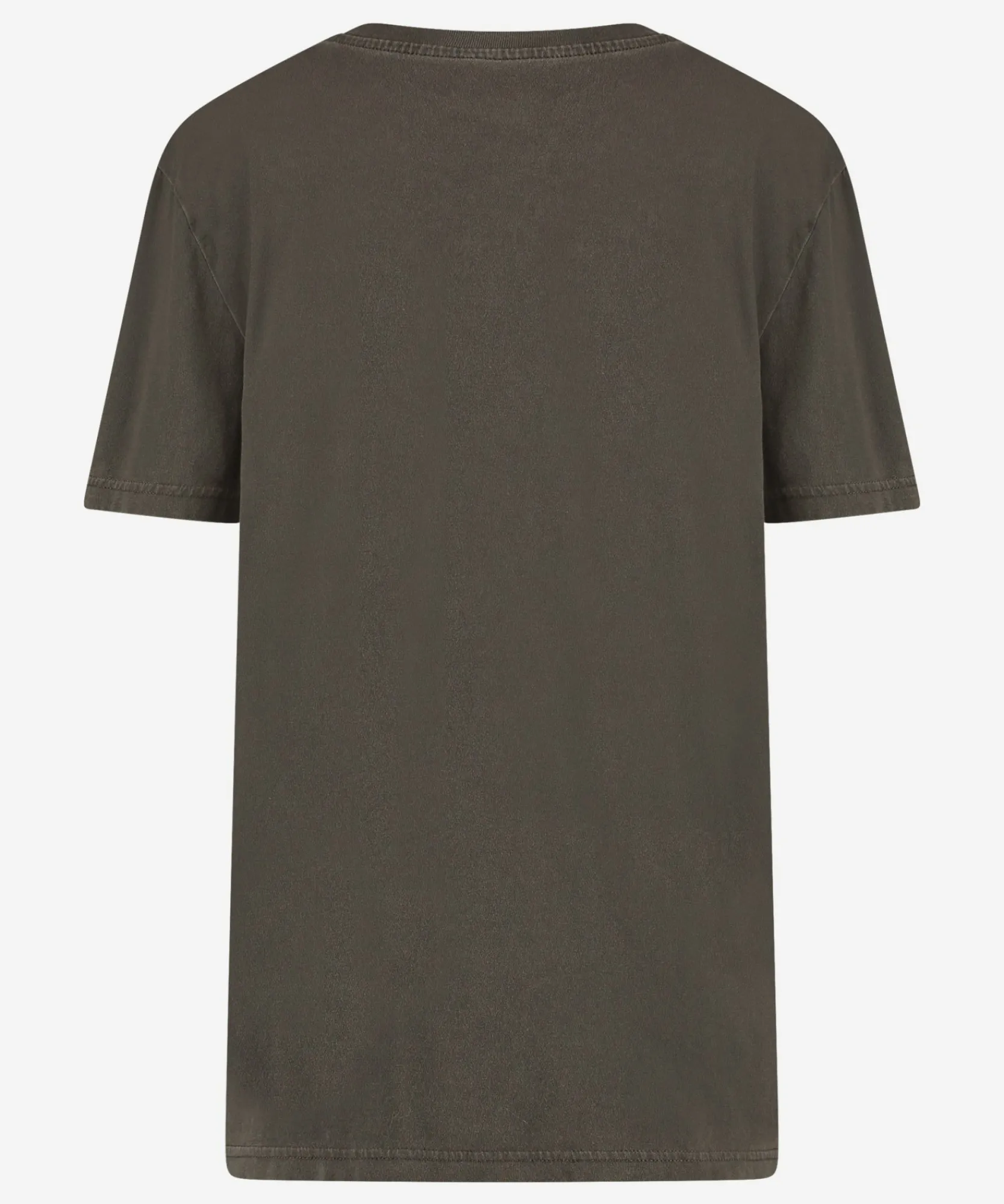 Tee Attitude Vintage Black With White-IBANA New